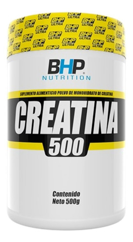 Creatina 500 Gr Bhp 100 Porciones Creatina Monohidratada