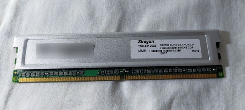 Memoria Ram De 512 Mb Ddr2 Siragon 