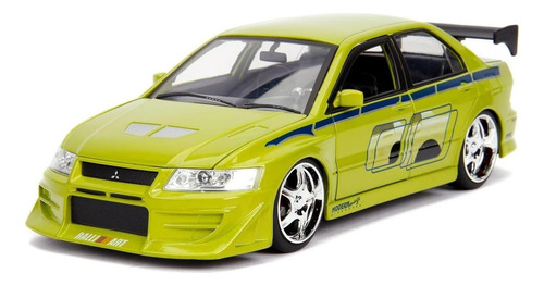 Auto Escala Mitsubishi Lancer Evo 7 Fast & Furious Jada 1:24