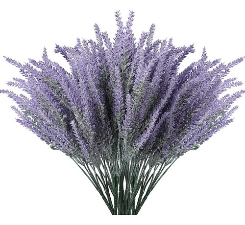 Flores Artificiales De Lavanda, 8 Unidades, Plantas Falsas C