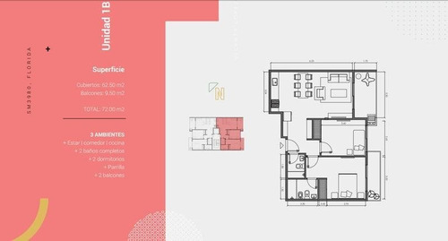Departamento - Florida Belgrano-oeste