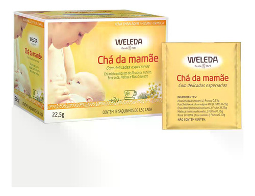 Chá Misto Da Mamãe Weleda  22,5g 15 Unidades