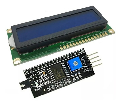 Display Lcd 16x2 + Modulo I2c Interfaz De Conversion