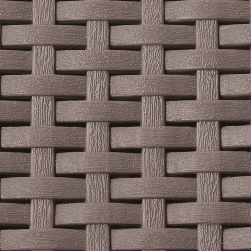 Matera Maceta Para Exteriores Y Jardin Tipo Rattan Mq Color Taupe