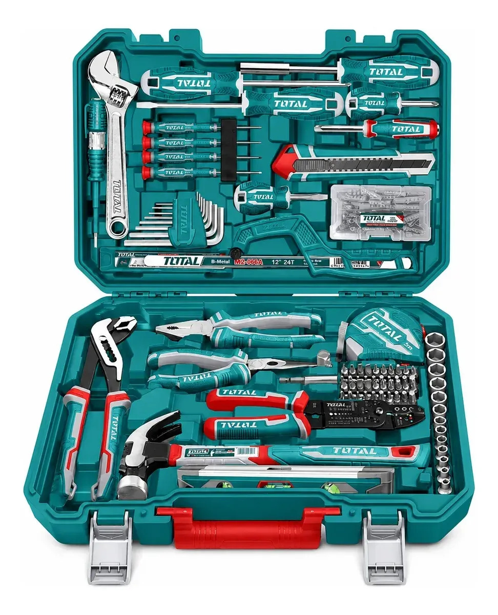 Juego De Herramientas Manuales Pro 175pz Total Thkthp61757 Turquesa