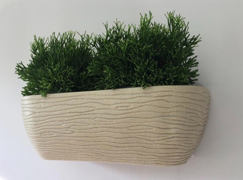 Imagen 5 de 10 de Maceta De Pared Colgante Plástico 46 × 17cm Recoleccion Agua