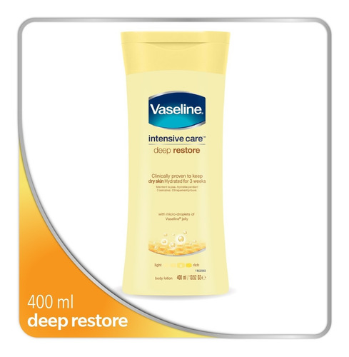 Loción Corporal Vaseline Deep Restore 400 Ml