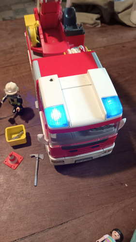 Camión De Bomberos Playmobil 4820 Rojo