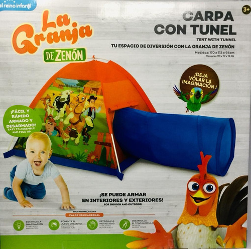 La Granja De Zenón Carpa Con Túnel El Reino Infantil
