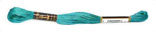 Caja 12 Pzs Hilo Algodón Egipcio Giza Anchor Vela Coats Color 0187 Verde Mar