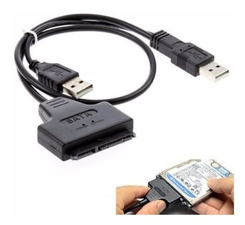 Cable Adaptador Sata A Usb Para Disco Duros De Laptops 2.5