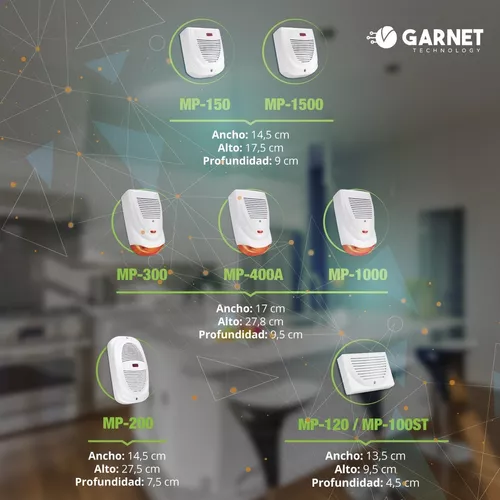 Sirena Exterior Piezoeléctrica - Mp-1500 Alonso Alarmas
