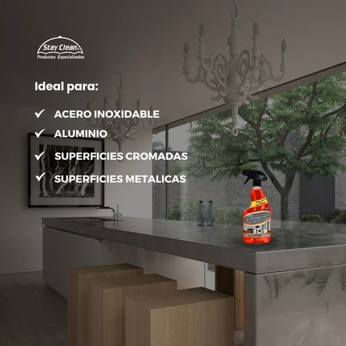 Limpiador Y Abrillantador De Acero Inoxidable 2 Pack