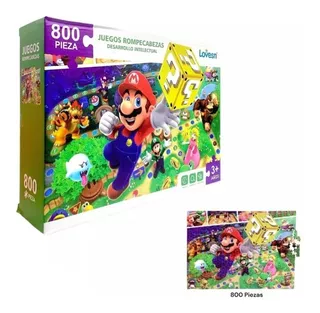 Rompecabezas Super Mario Party Nintendo Switch 800 Piezas
