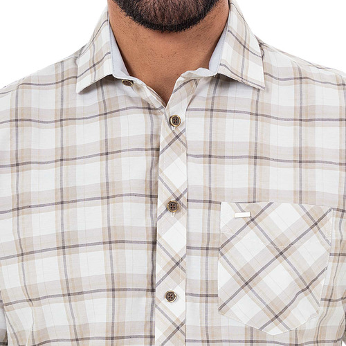 Camisa Camisa Cuadros Larsen C-ml Hombre
