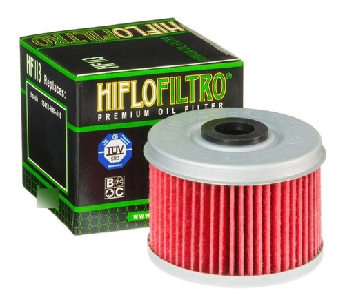 Filtro De Aceite Para Moto Hiflo Filtro Hf-113 Honda Atv