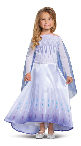 Disfraz Niña Princesa Elsa Frozen Talla Xs