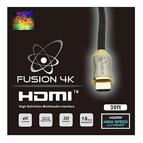 Cable Hdmi 4k De Alta Velocidad Fusion4k - Serie Profesional