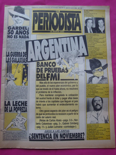 Revista El Periodista N° 41 Gardel 50 Años Truman Capote