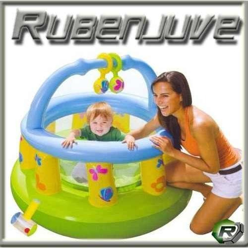Imagen 2 de 8 de Corralito Pelotero Intex Gimnasio Bebe Inflable Intex -