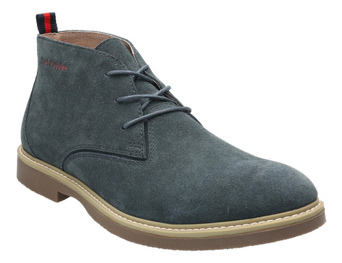 Botin Cuero New Safari Azul Hush Puppies