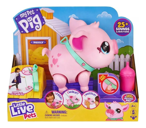 Juguete Cerdito Interactivo My Pet Pig Little Live Pets