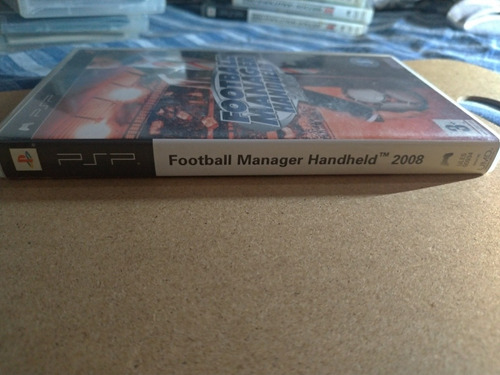 Jogo Psp Umd Football Mananger Handheld 2008 Completo Raro! (Usado)