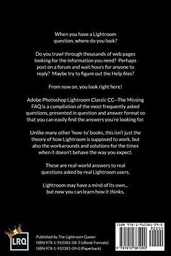 Book : Adobe Photoshop Lightroom Classic Cc - The Missing..