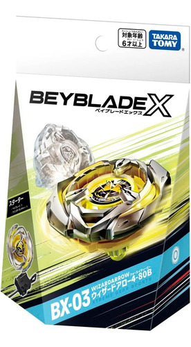 Takara Tomy Beyblade X Bx03 Starter Wizard Arrow Y Lanzador