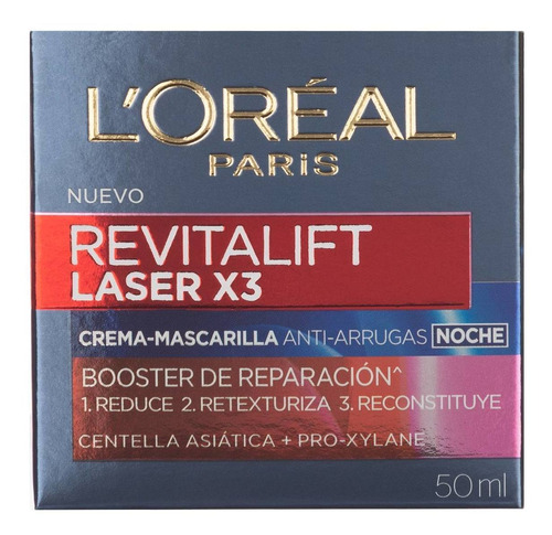 Crema De Noche Revitalift Laser X3 Antiarruga Loreal 50ml