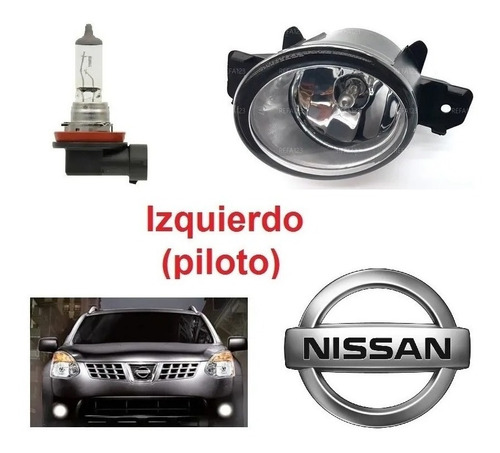 Faro Niebla Halogeno Blanco Izquierdo Nissan March 2013 2014