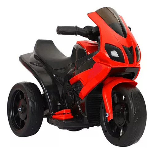 Triciclo Eléctrico Y Recargable 6v Para Niños Blanco Rojo