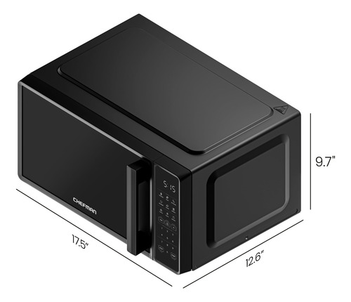 Horno Microondas Chefman, 0.7 Pies Cúbicos, 700 W, 10 Nivele