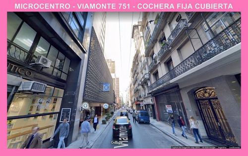 Microcentro Cochera Fija Cubierta En Venta 