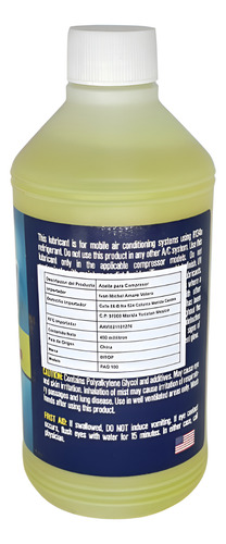 Aceite Pag 100 Con Detector De Fuga 450ml Ac006
