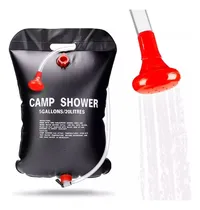 Comprar Ducha Camping Portatil Solar 20 Litros Valvula Aire Libre