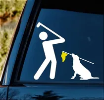 Comprar Vinilo Adhesivo Decorativo Deporte Golf Perro 05