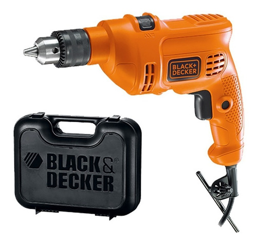 Furadeira De Impacto 3/8  + Maleta Black+decker Tm500k 110v