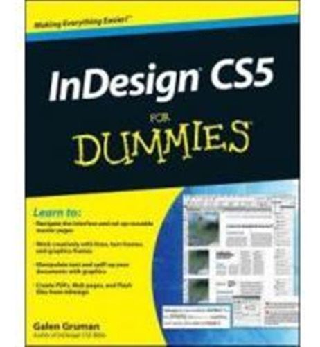 Indesign Cs5 For Dummies (en Inglés) / Gruman, Galen