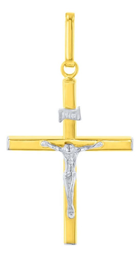 Jewelry America Colgante De Crucifijo De Jesús Inri De Oro D