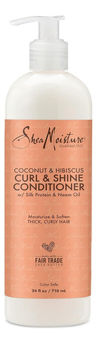 Acondicionador Sheamoisture Curl & Shine, Coco E Hibisco,...