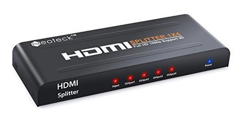 Neoteck Divisor Hdmi De 4 Vias 1080p Divisor Hd Caja Divisor