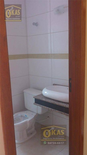 Imagem 6 de 13 de Sobrado Com 2 Dormitórios À Venda, 89 M² Por R$ 370.000,00 - Maracanã - Praia Grande/sp - So0043