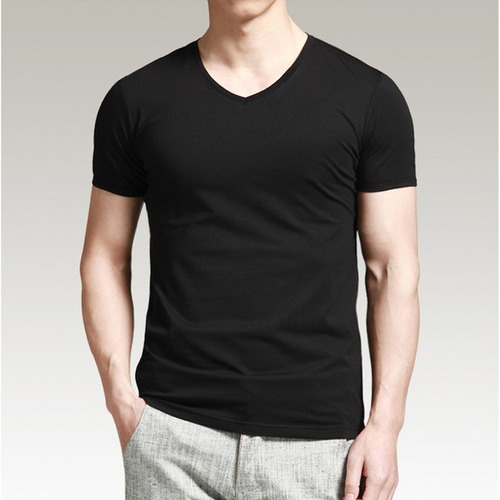 Remeras Modal Con Lycra Lisas Hombre Pack X 2 Be Yourself 
