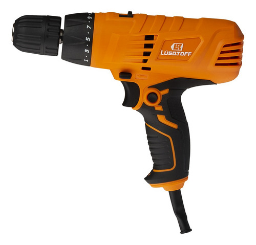 Imagen 3 de 10 de Maletin Taladro Electrico Lusqtoff + Set Mechas Puntas