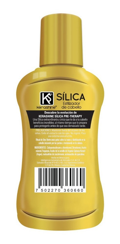 12 Pack Kerashine Sílica En Gotas Argán 50 Ml C/u