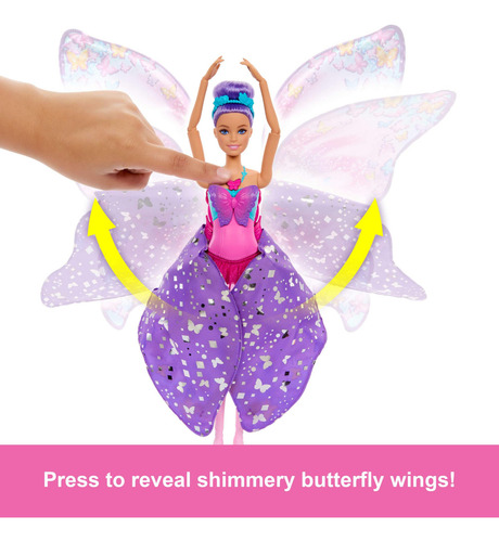 Doll Barbie Dance And Flutter Transformation 2 En 1
