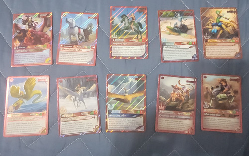 Lote Caja De Cartas Fantasy Riders, Panini (Usado)