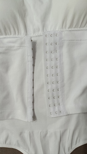 Body Reductor Modelador Con Faja Blanco M/l