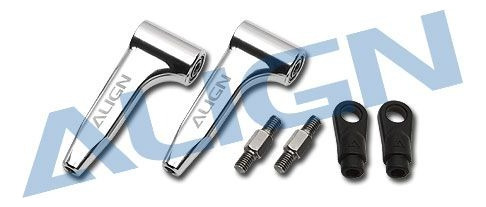 T-rex 700 Dfc Main Rotor Grip Arm Control Link Set H70092t. Prateado (Usado)